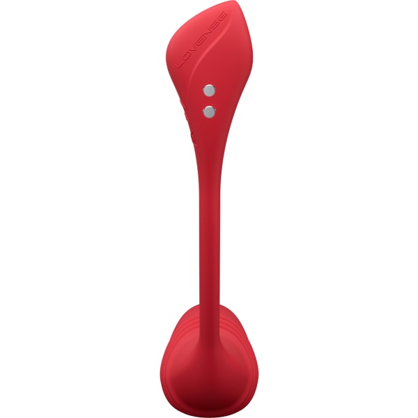 Lovense: Vulse, App-Controlled Thrusting Egg Vibrator Röd