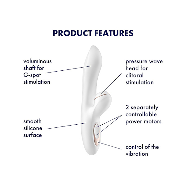 Satisfyer: Satisfyer Pro + G-Spot, Air Pulse + Vibration Vit