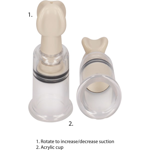Pumped: Nipple Suction Set, small, transparent Transparent, Vit Small