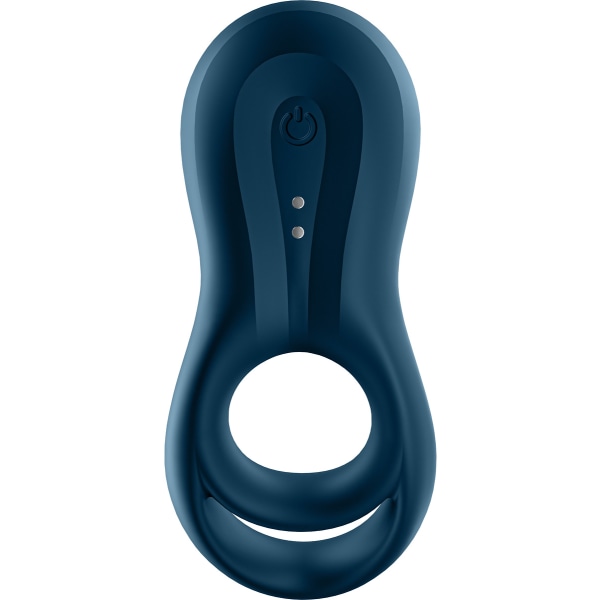 Satisfyer Connect: Epic Duo, Ring Vibrator, blå Blå