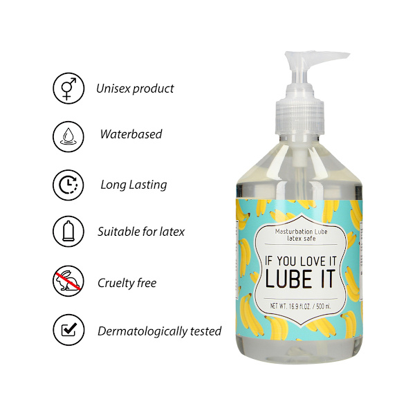 S-Line: Masturbation Lube, If You Love It Lube It, 500 ml Transparent