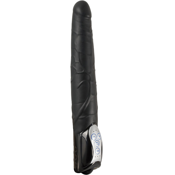 You2Toys: Black Push, Thrusting Vibrator Svart