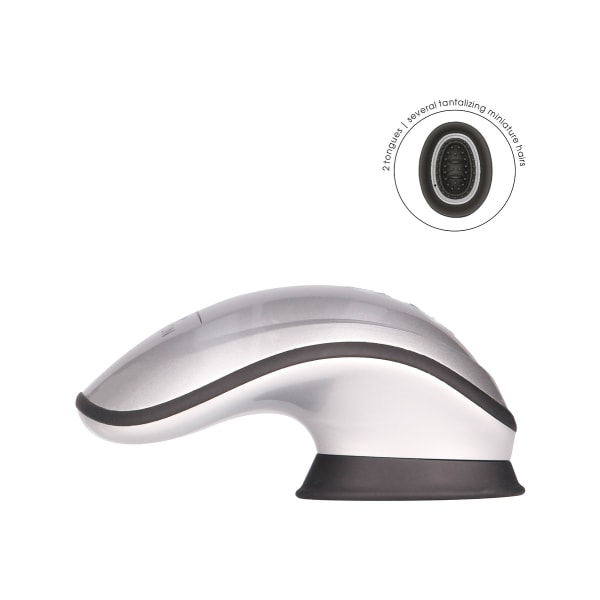 Innovation: Twitch, Hands-Free Suction & Vibration Toy Silver