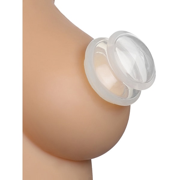 XR Master Series: Clear Plungers, Silicone Nipple Suckers Transparent Large