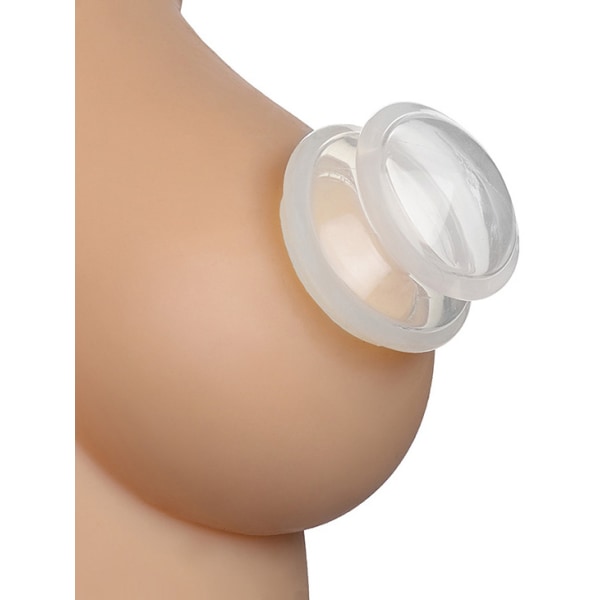 XR Master Series: Gennemsigtige Suttekopper, Silikone Nipple Suckers Transparent Large