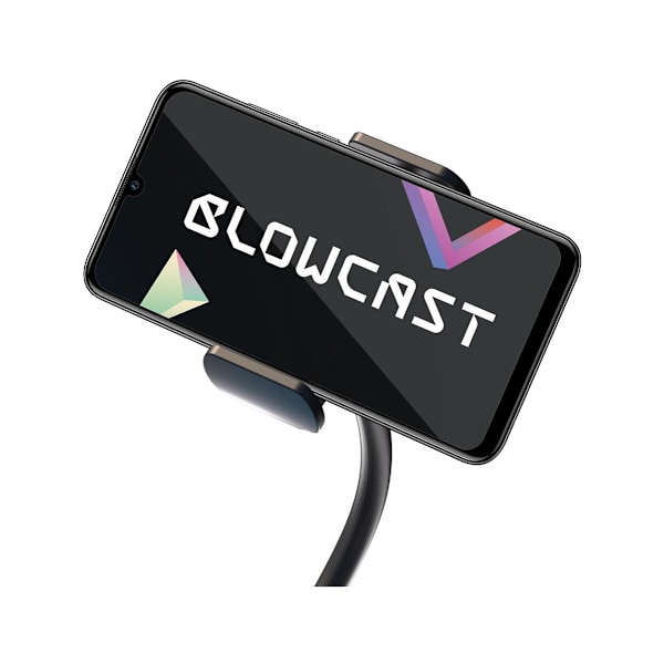Blowcast: Wingman Lite, Automatic Masturbator Blå, Svart, Transparent