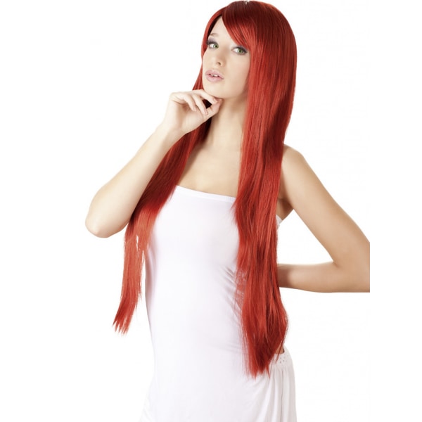 Wigged Love: Long, Straight, Red Wig