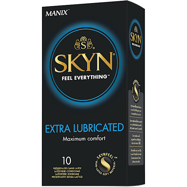 Manix Skyn Extra Lubricated: Kondomer, 10-pack Transparent