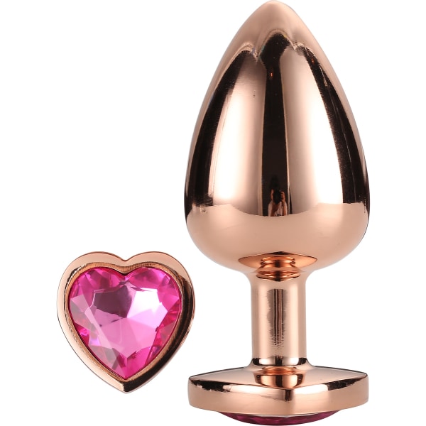 Dream Toys: Gleaming Love, Rose Gold Plug, large Rosa