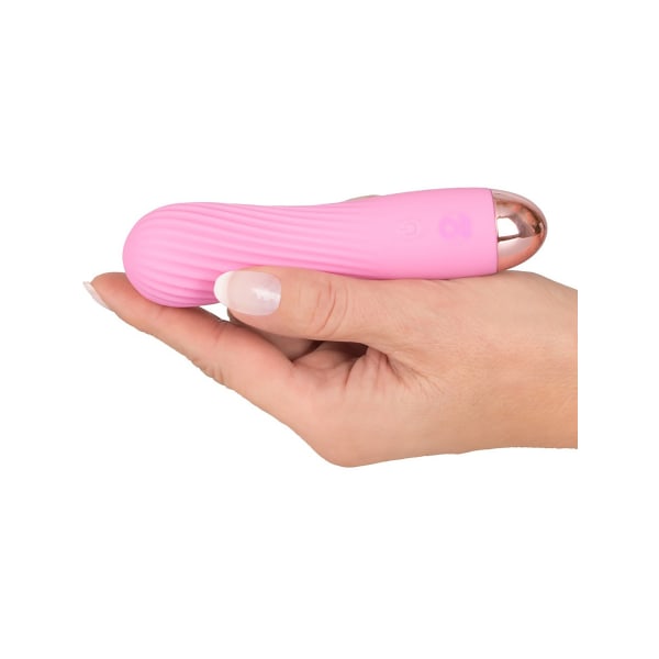 You2Toys: Cuties Pink, Ribbed Mini Vibrator Rosa