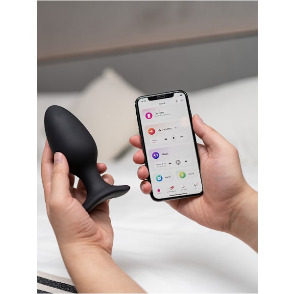 Lovense: Hush 2, Bluetooth Butt Plug Svart