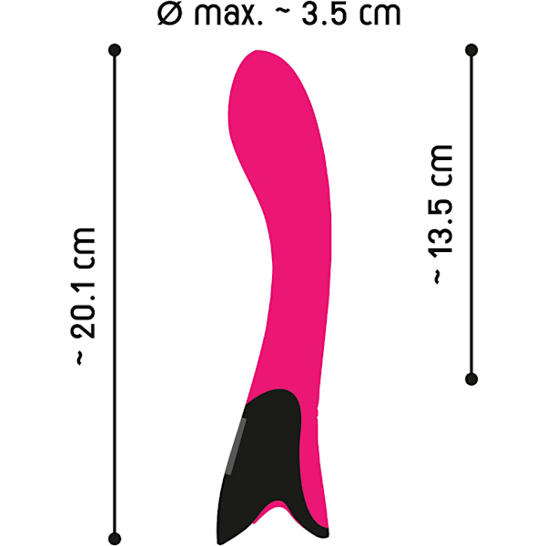 You2Toys: Pink Sunset G-Spot Vibrator Rosa