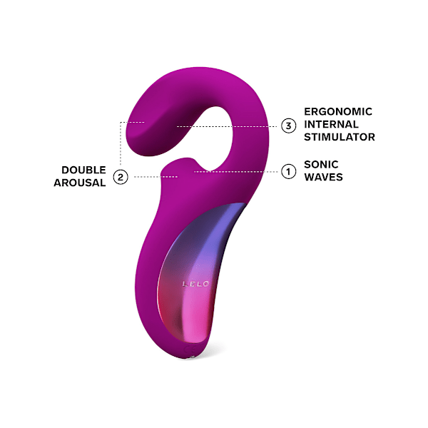 LELO: Enigma, Dual-Action Sonic Massager, lila Lila