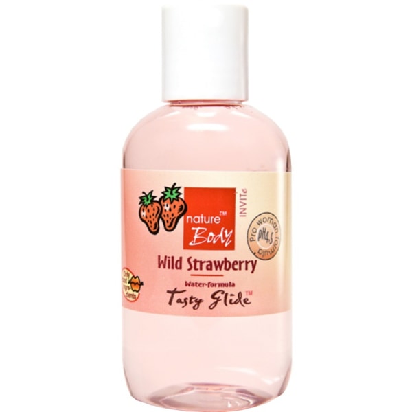 Nature Body: Wild Strawberry, Tasty Glide, 100 ml Transparent