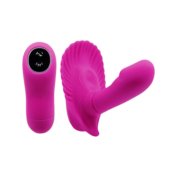 Pretty Love: Fancy Clamshell Vibrator with Remote Lila