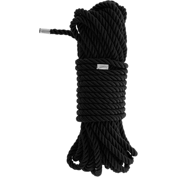 Dream Toys: Blaze, Deluxe Bondage Rope, 10m, svart Svart