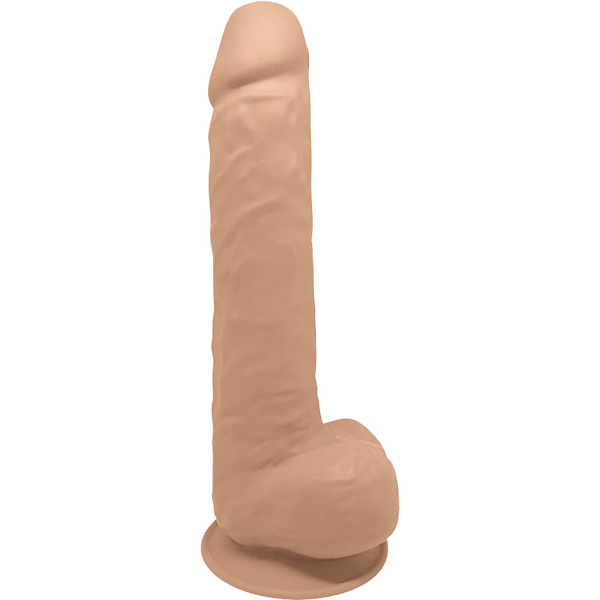 Silexd: Premium Silicone Dildo Ljus hudfärg 38 cm