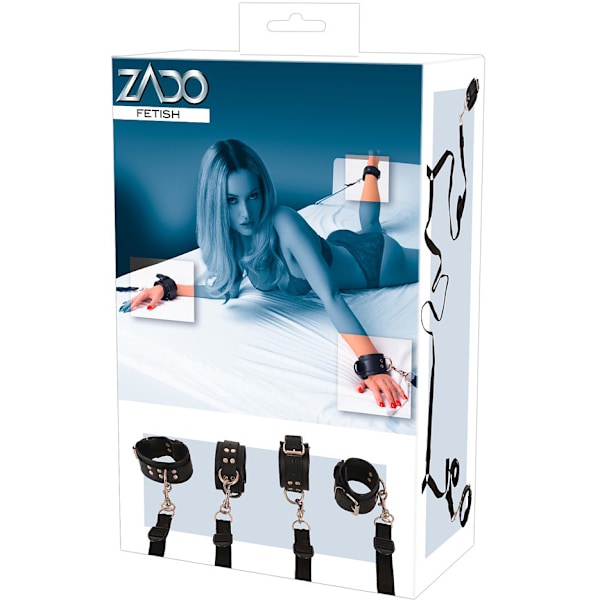 ZADO: Bed Restraint Set Svart