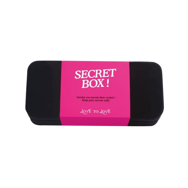 Love to Love: Secret Box, förvaringsbox Svart