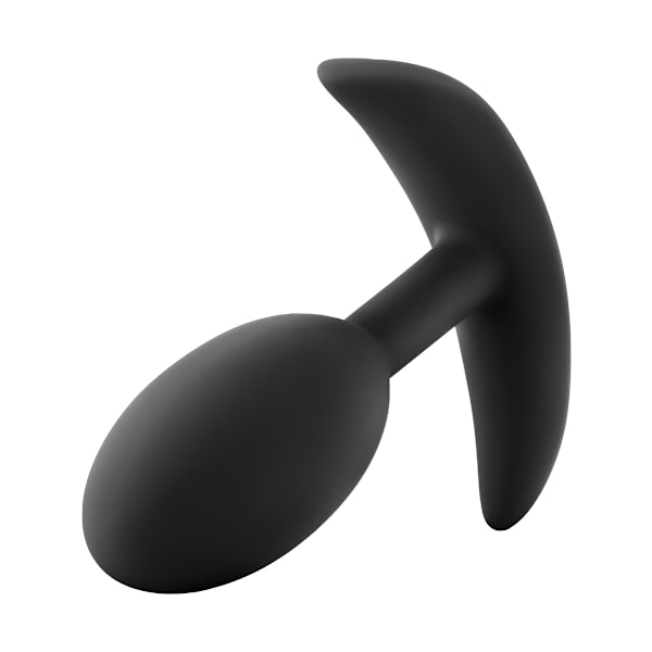 Anal Adventures: Vibra Slim Plug, medium Svart