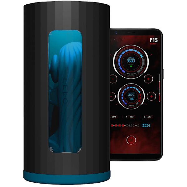 LELO: F1S V3 Pleasure Console Masturbator, blå Blå, Grå