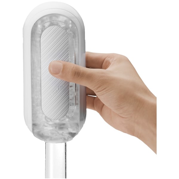 Tenga: Flip Zero, Gravity White Transparent, Vit