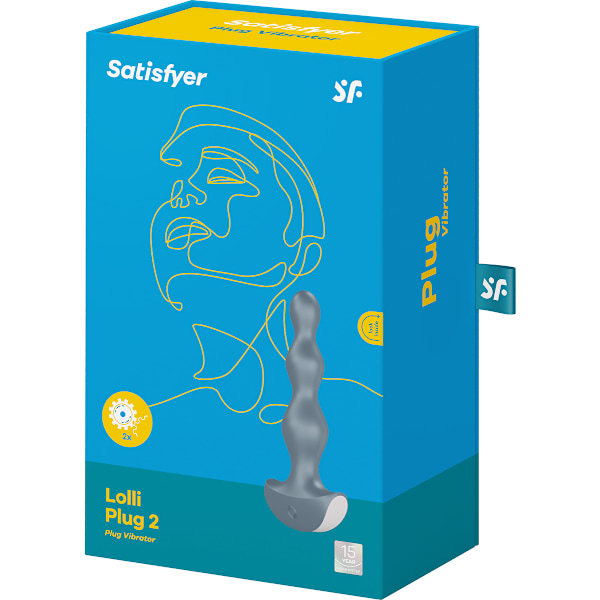 Satisfyer: Lolli Plug 2, Plug Vibrator Grå