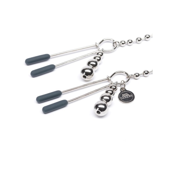 Fifty Shades of Grey: Darker, At My Mercy, Chained Nipple Clamps Silver