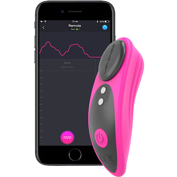 Lovense: Ferri, Bluetooth Panty Vibrator Rosa