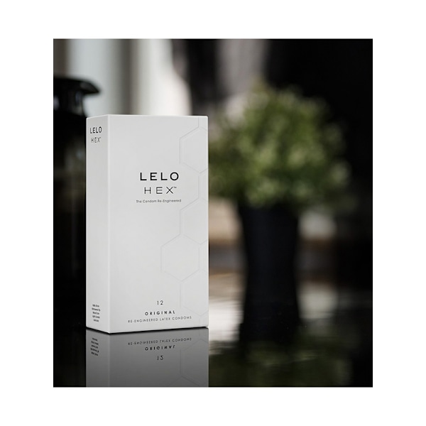 LELO: HEX, Kondomer Transparent 12-pack