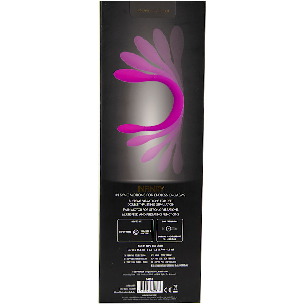 Toy Joy: Infinity, Vibrating Double Dildo, lila Lila