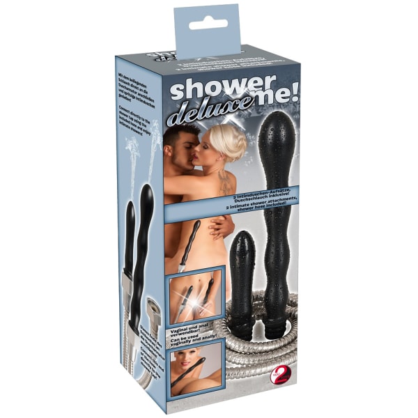 You2Toys: Shower Me Deluxe, Intimate Shower Silver, Svart