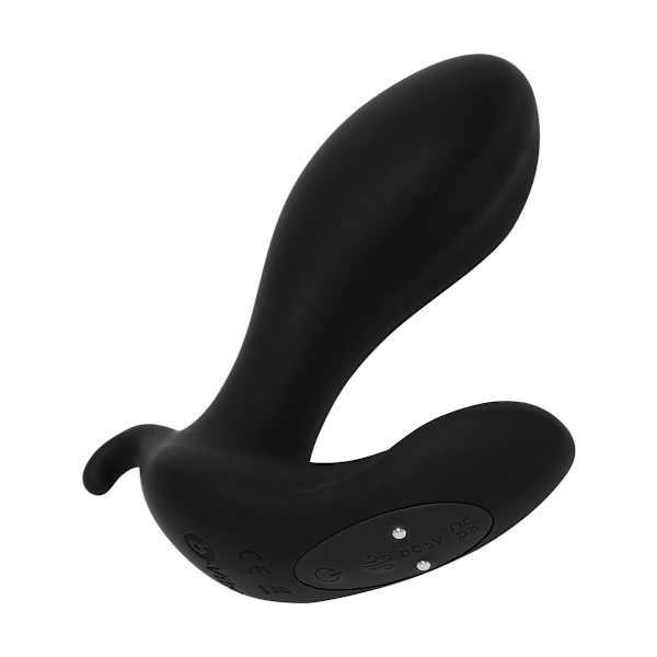 B-Vibe: Expand Plug, Expanding & Vibrating Remote Plug Svart