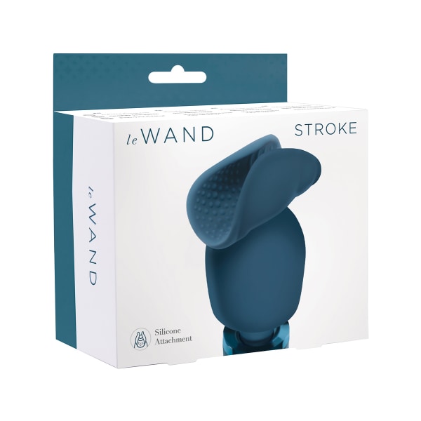 Le Wand: Stroke, Penis Play Silicone Attachment Blå