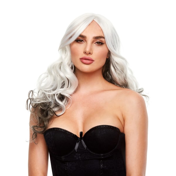 Pleasure Wigs: Gina Peruk, harmaa ja musta Brun, Vit