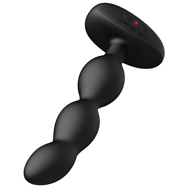 Lovense: Ridge, App Controlled Rotating Anal Beads Svart