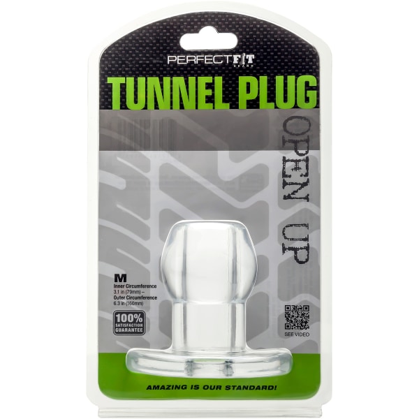 Perfect Fit: Tunnel Plug, Medium Transparent