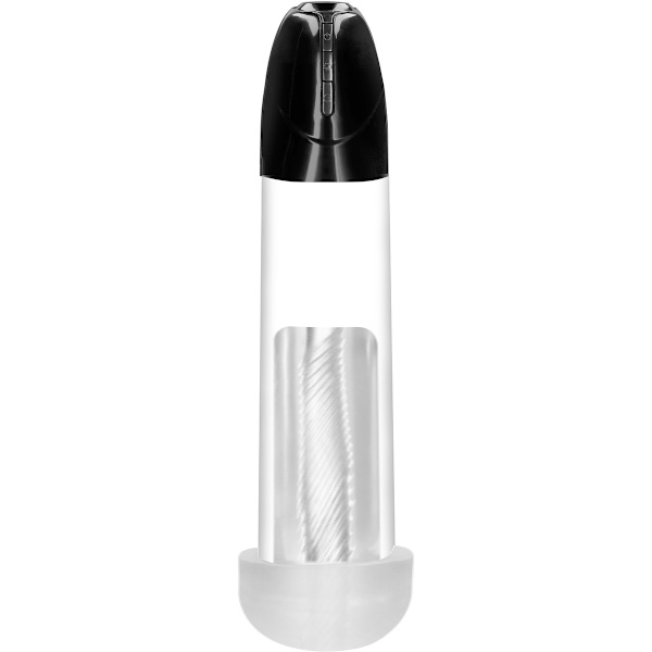 Pumped: Rechargeable Smart Cyber Pump with Masturbator Sleeve Transparent