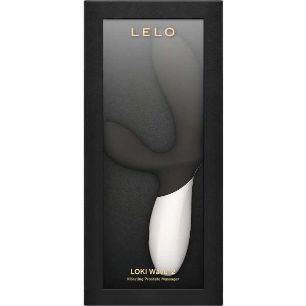 LELO: Loki Wave 2, Vibrating Prostate Massager, black Svart