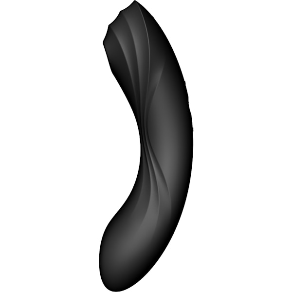 Satisfyer: Curvy Trinity 4, Air Pulse Vibrator, svart Svart