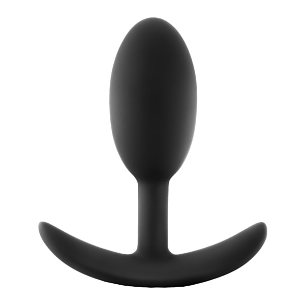 Anal Adventures: Vibra Slim Plug, medium Svart