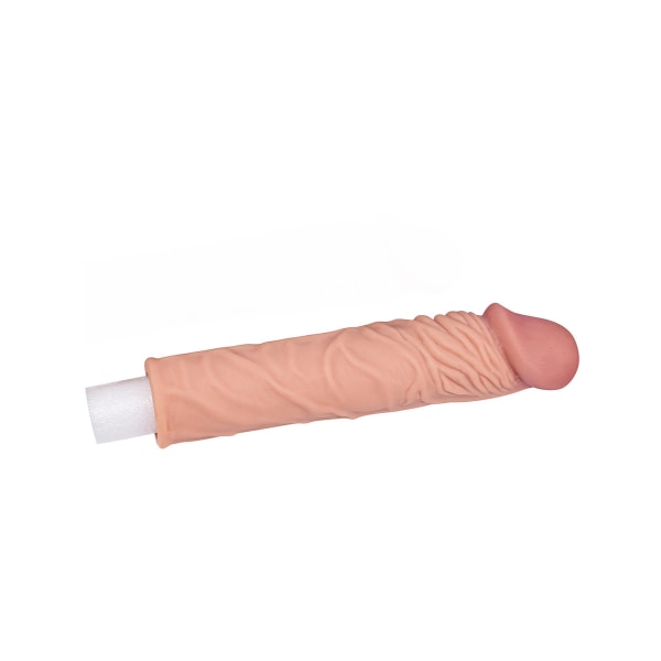 LoveToy: Pleasure X-Tender, Effective Extension Sleeve Ljus hudfärg