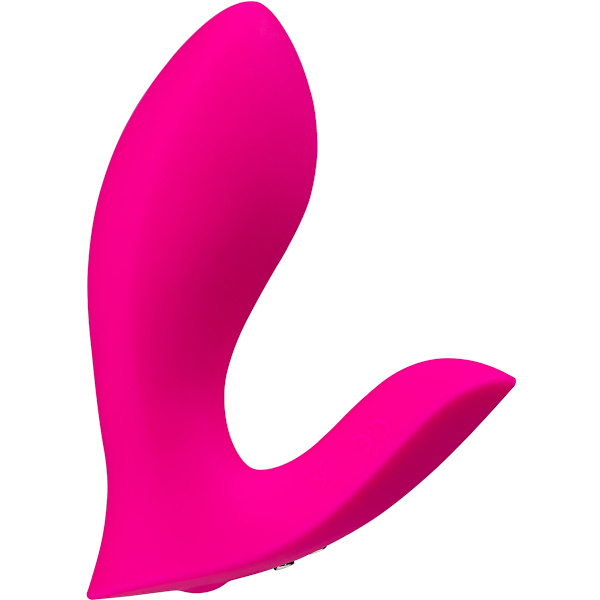 Lovense: Flexer, Bluetooth Insertable Dual Panty Vibrator Rosa