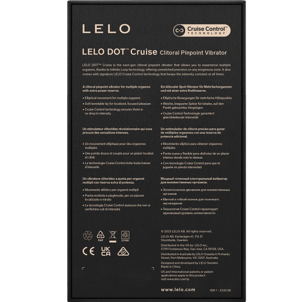 LELO: Dot Cruise, Pinpoint Klitorisvibrator Orange