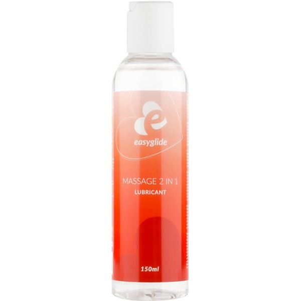 EasyGlide: 2 in 1, Waterbased Massage Lubricant, 150 ml Transparent