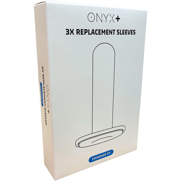 Kiiroo: Onyx+, 3x Replacement Sleeves, Standard Fit Vit