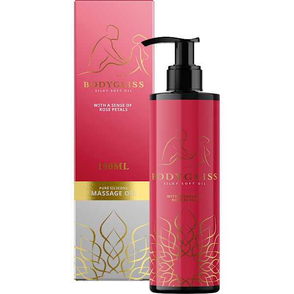 BodyGliss: Massage Oil & Lube, Rose Petals, 150 ml