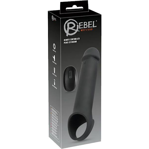 Rebel: Remote Controlled Penis Extension Svart