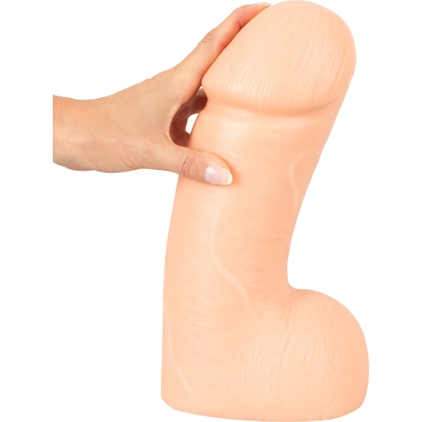 Realistixxx: Jättimäinen dildo, 29 cm Ljus hudfärg