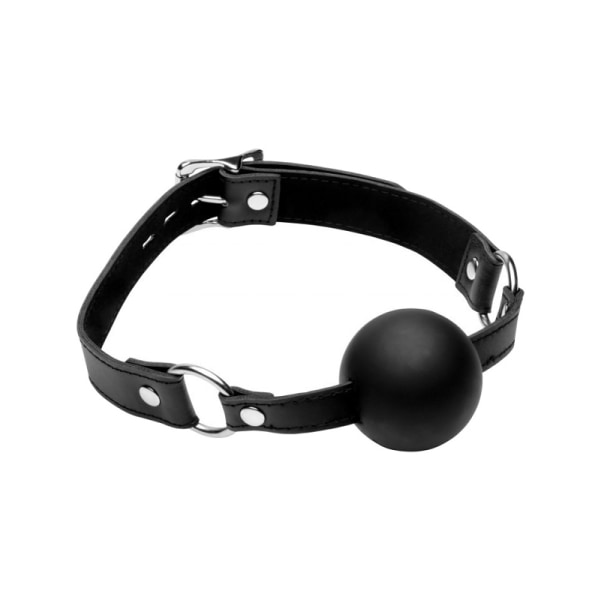 Strict: XL Silicone Gag Ball Svart